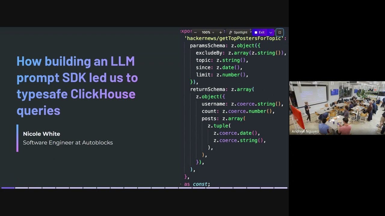 How building an LLM prompt SDK led us to typesafe ClickHouse queries