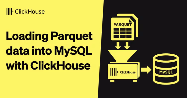 loading parquet data into mysql